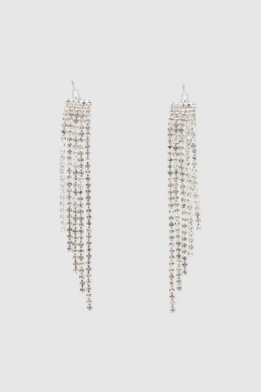 Aretes Largos Brillos sold by Shasa