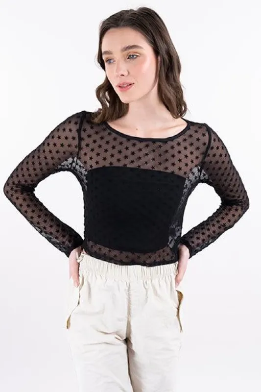 Top mesh estrellas sold by Shasa