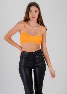 Top crop tirantes acanalado sold by Shasa