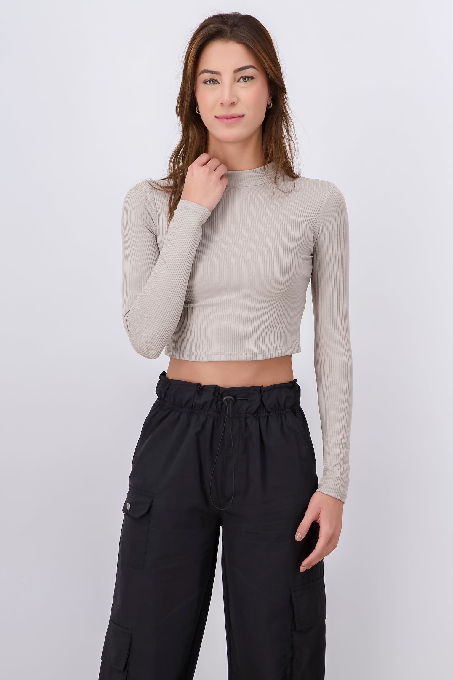 Top acanalado manga larga sold by Shasa