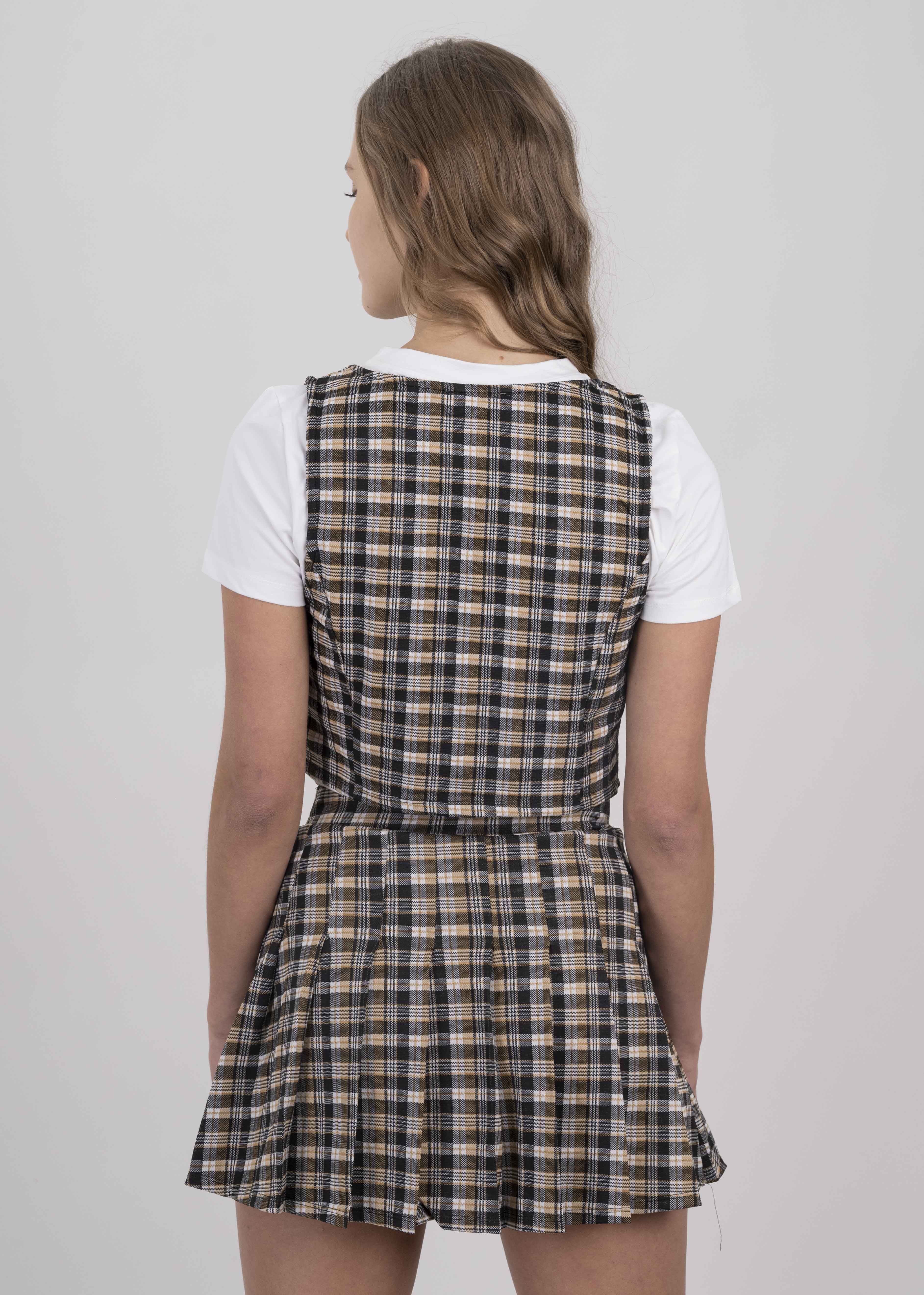 Top chaleco botones cuadros sold by Shasa product image thumbnail 4