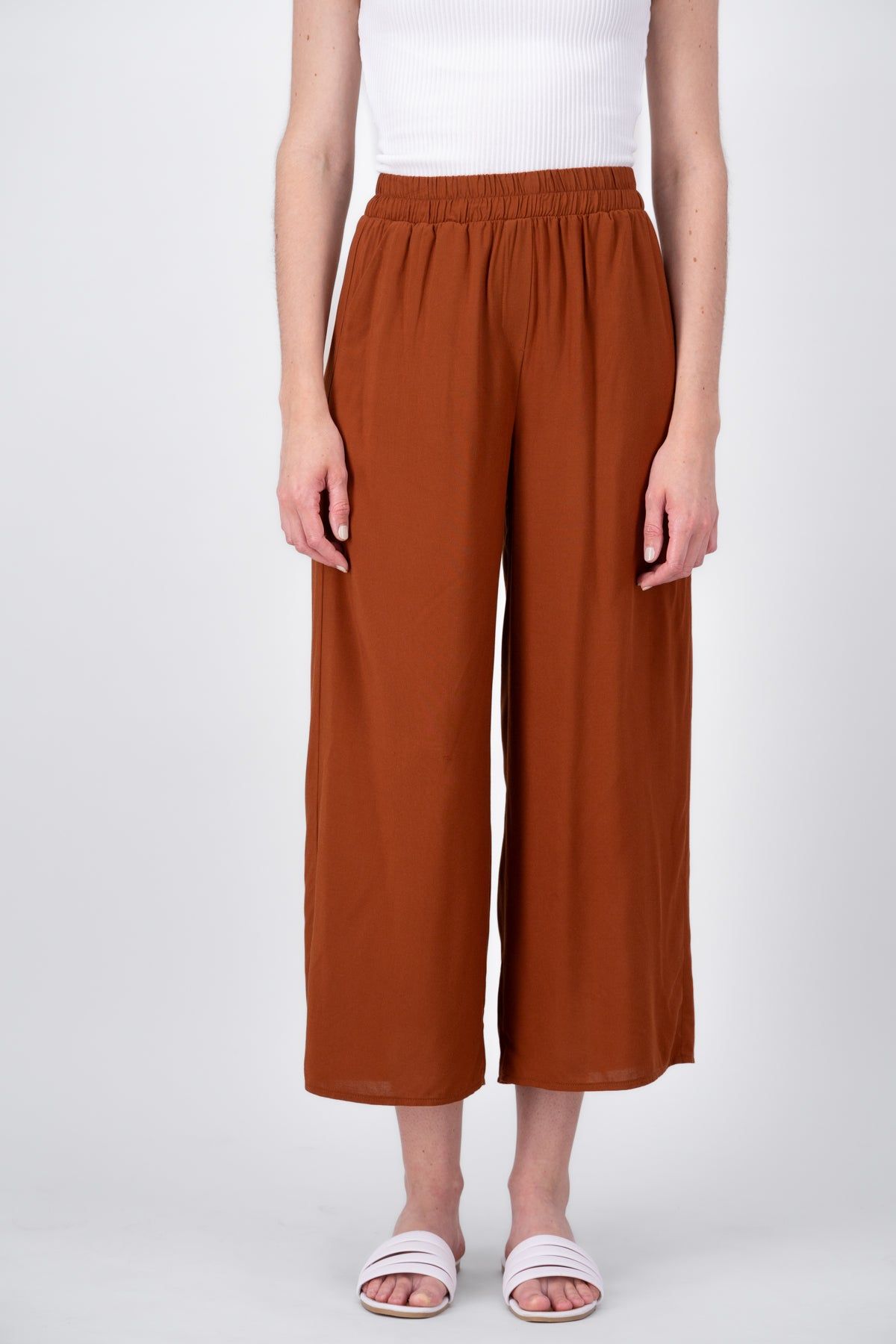 Pantalón Wide Leg Cintura Alta Fruncida sold by Shasa product image thumbnail 2