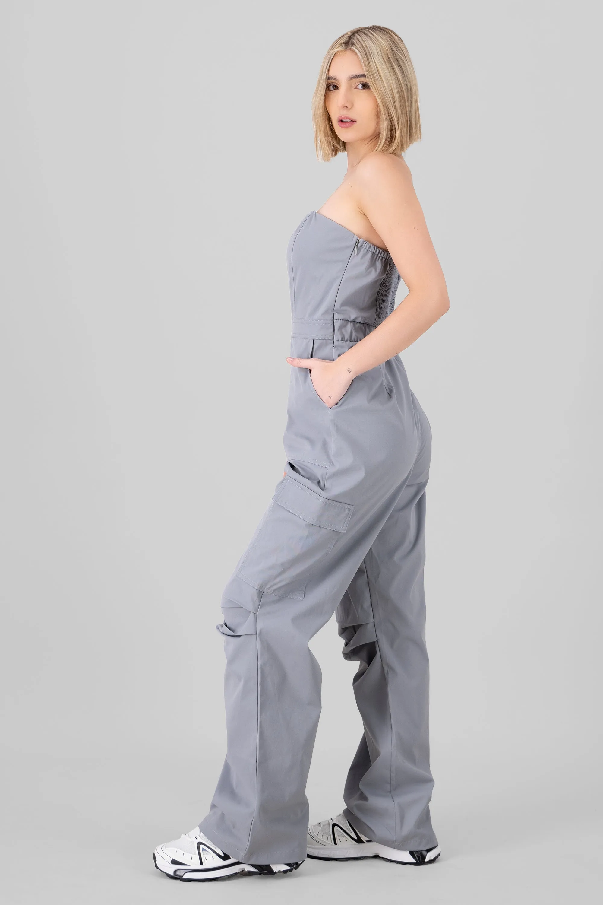 JUMPSUIT STRAPLESS CARGO sold by Shasa product image thumbnail 3