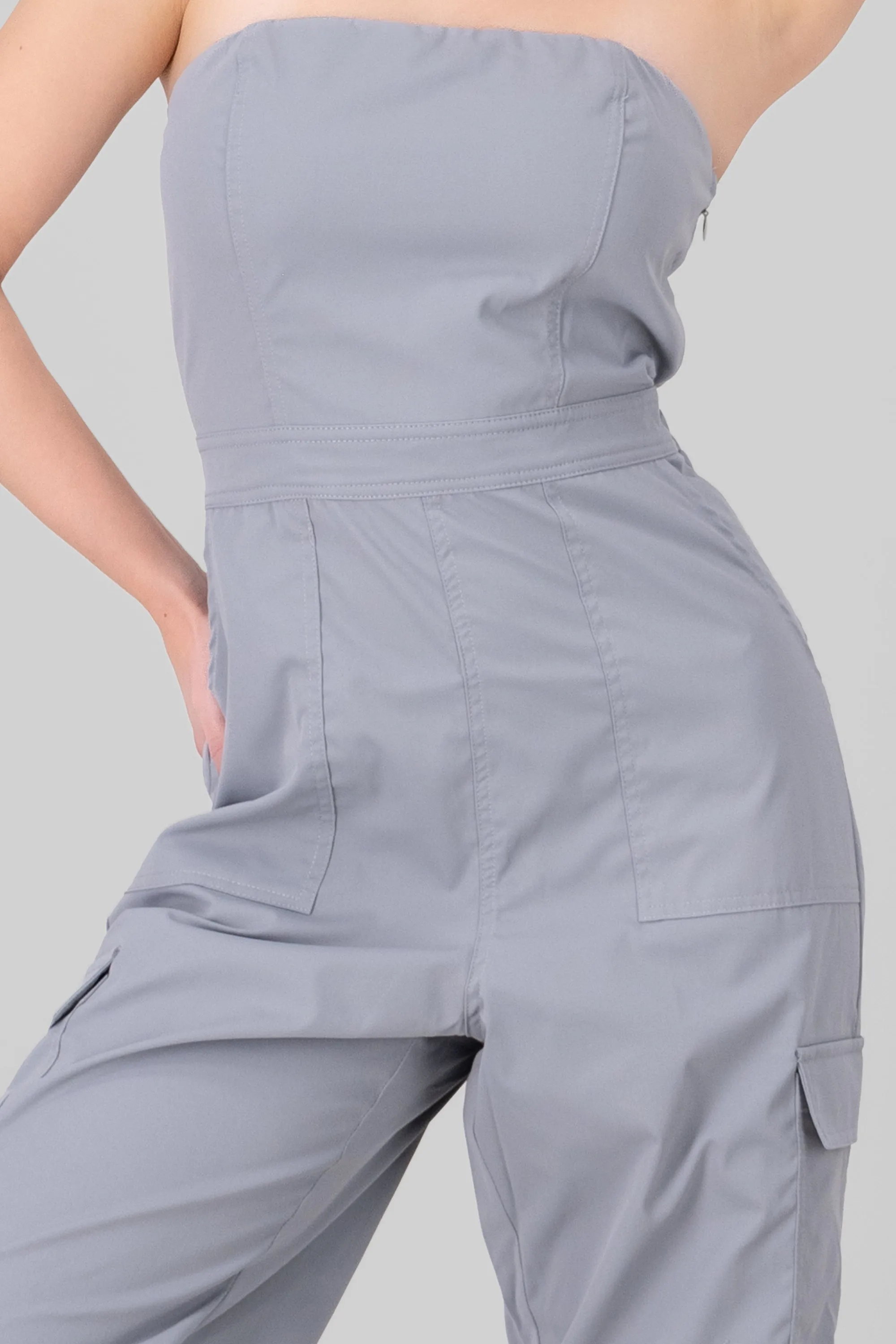 JUMPSUIT STRAPLESS CARGO sold by Shasa product image thumbnail 5