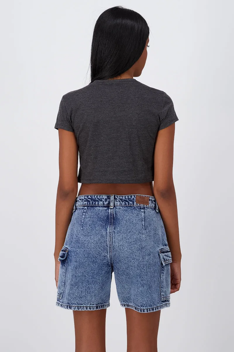 Top Crop Manga Corta Los Angeles sold by Shasa product image thumbnail 4