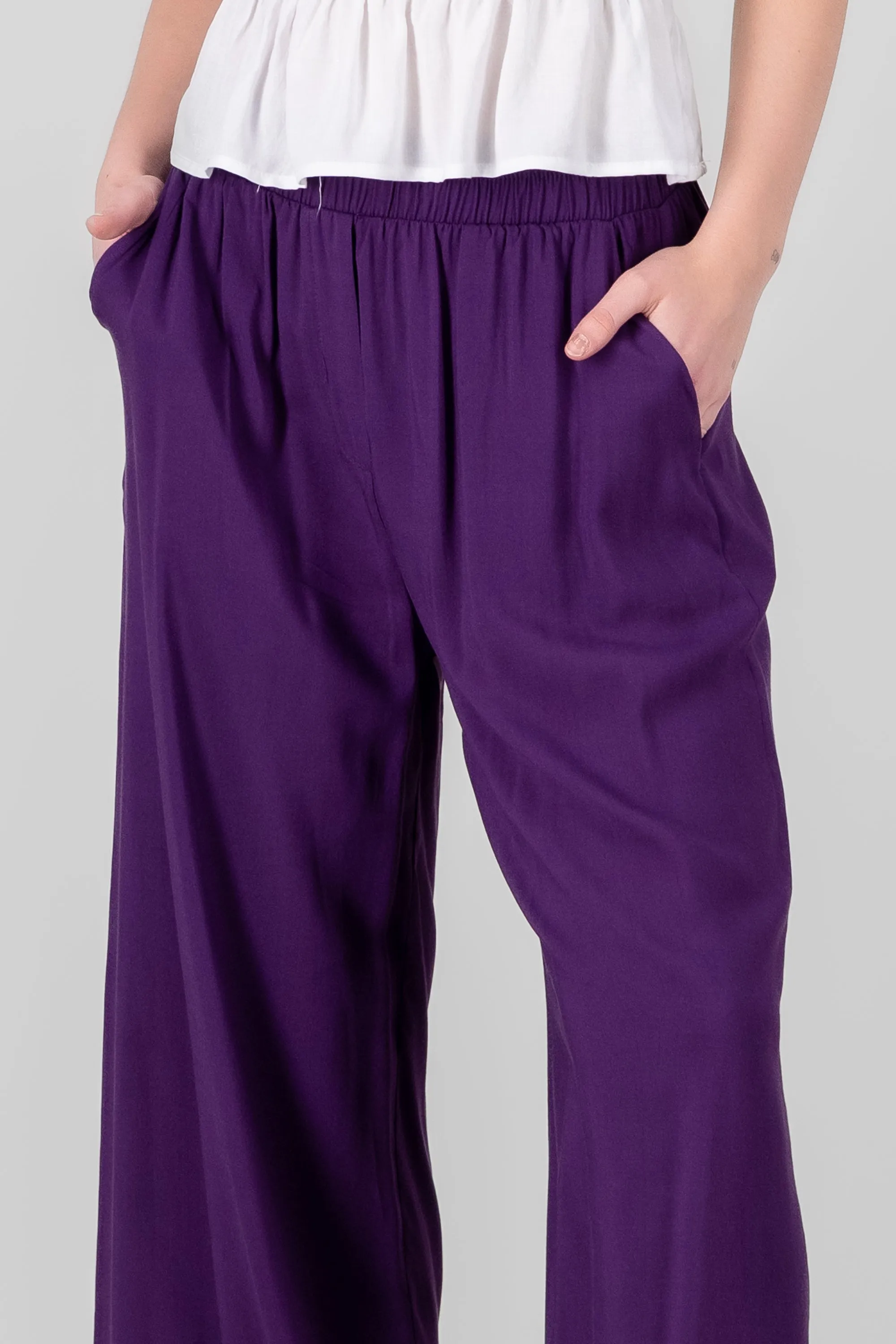Pantalón Wide Leg Cintura Alta Fruncida sold by Shasa product image thumbnail 5