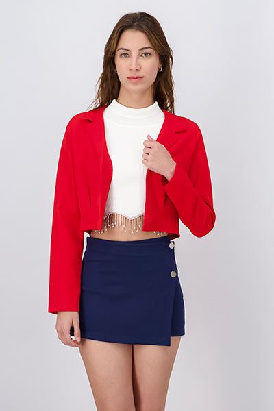 Saco crop liso pinzas sold by Shasa product image thumbnail 4