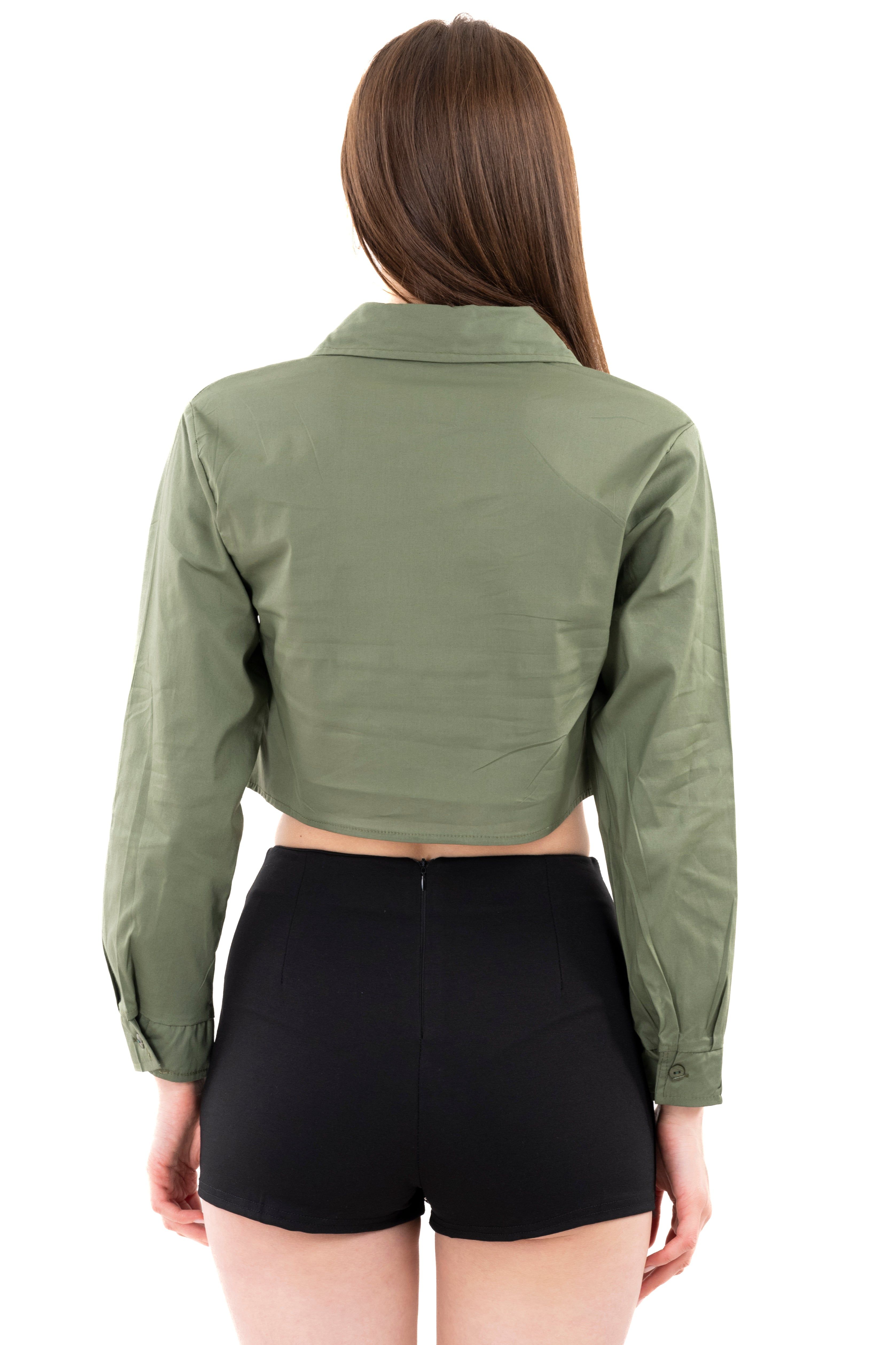 Camisa Crop Manga Larga sold by Shasa product image thumbnail 4