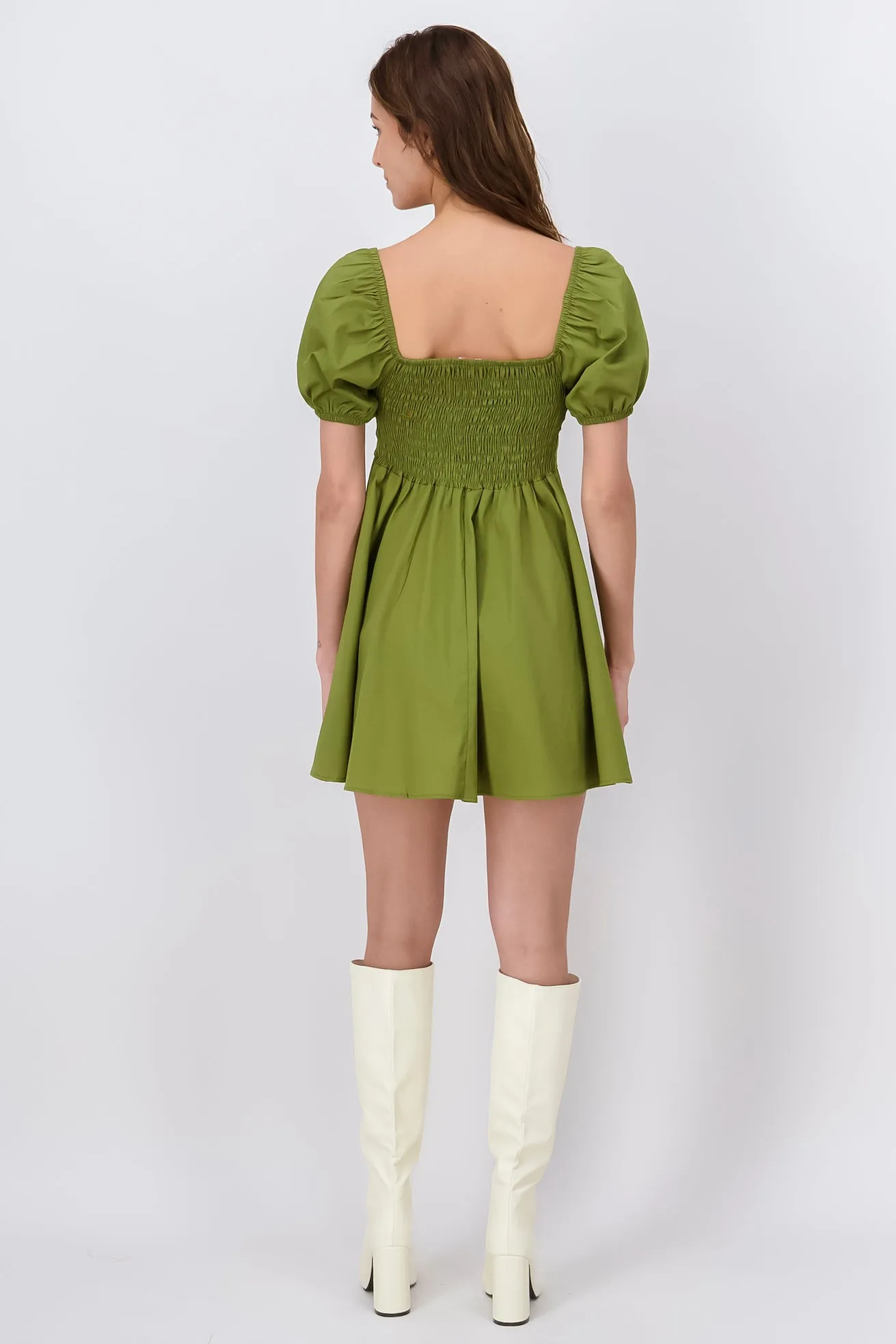 Vestido Mini Plisado Cintas sold by Shasa product image thumbnail 4