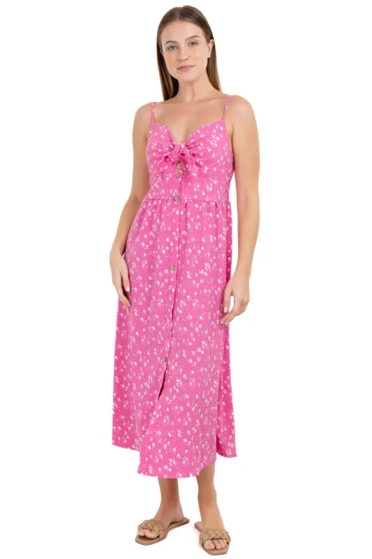 Vestido maxi botones frontales sold by Shasa