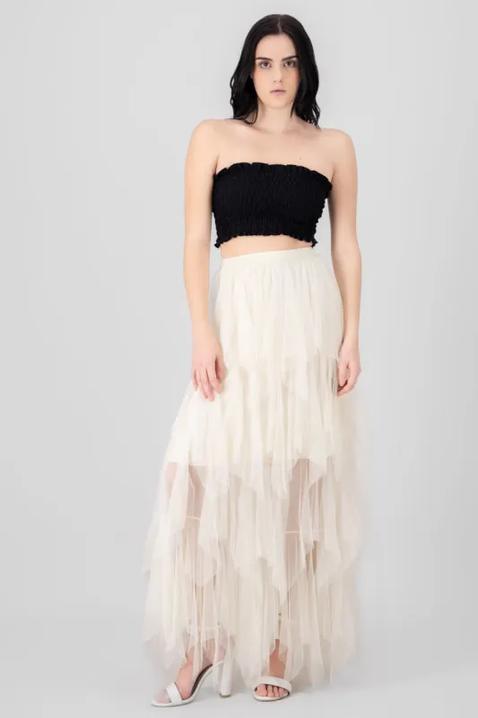 Falda con capas de tulle sold by Shasa