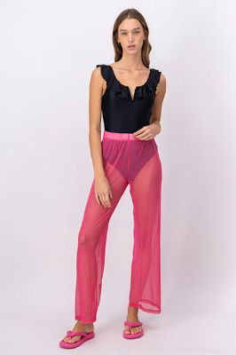 Pantalón recto mesh liso sold by Shasa