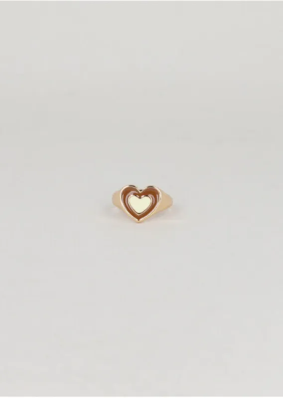 Anillo corazón bicolor sold by Shasa