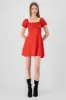 Vestido mini escote drapeado sold by Shasa