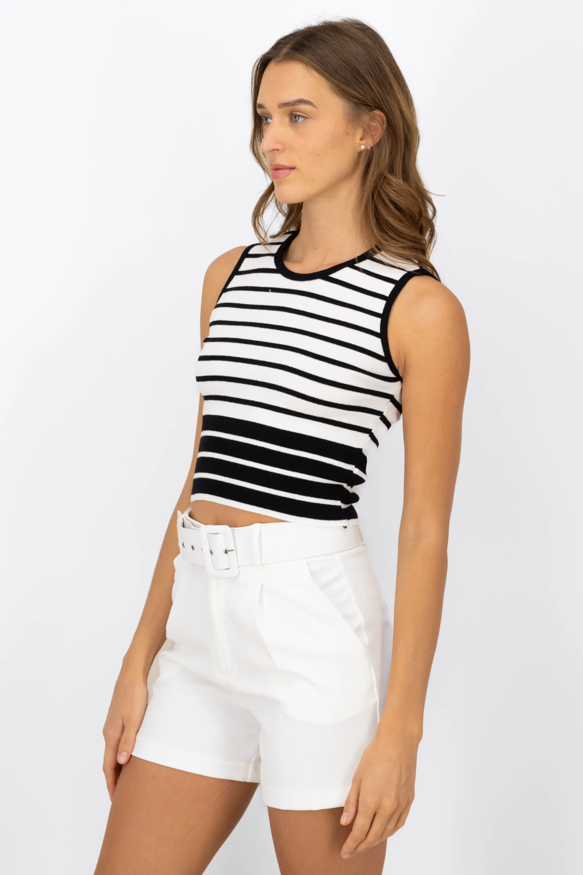 Top tejido sin mangas rayas sold by Shasa product image thumbnail 3