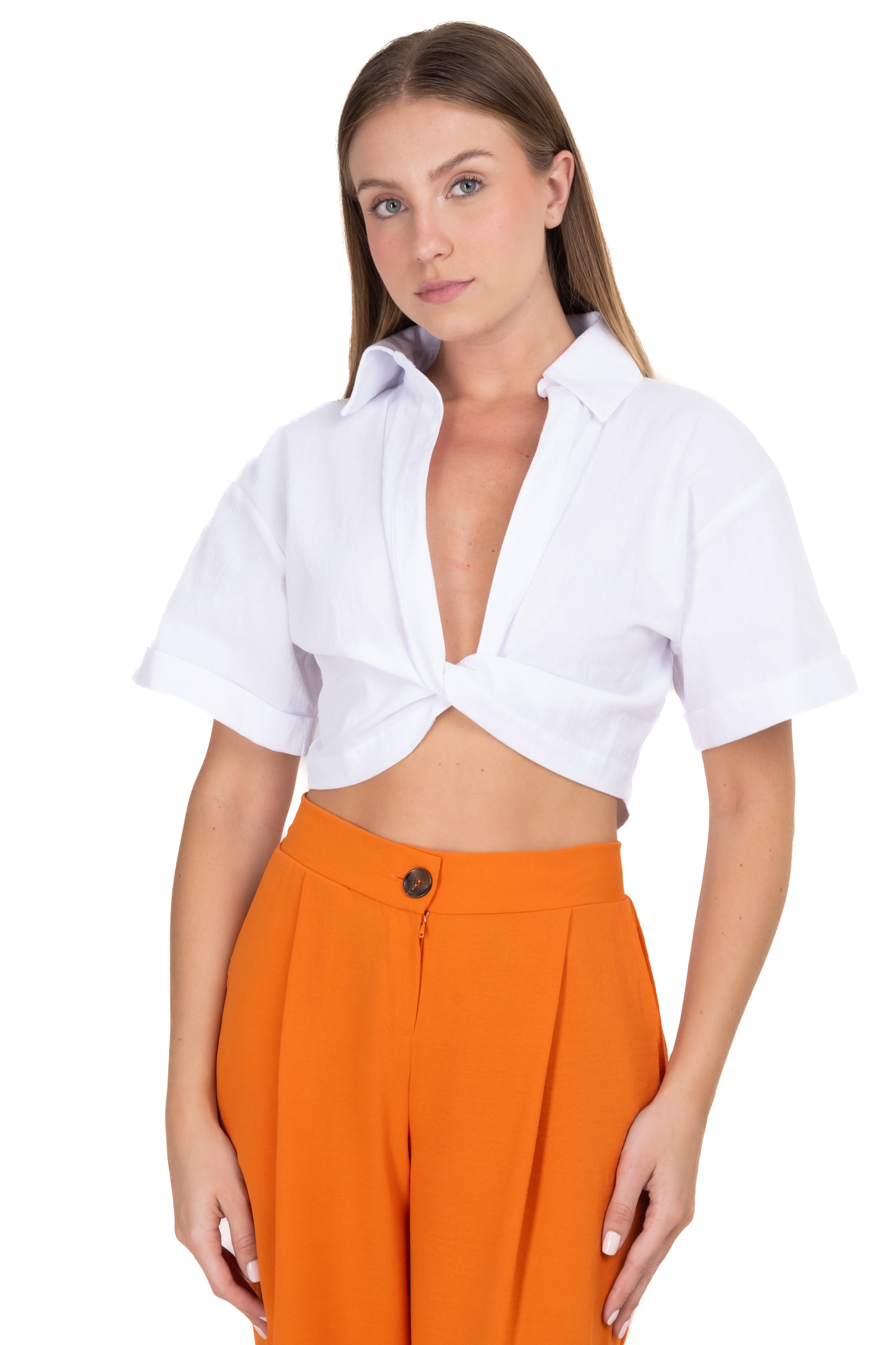 Camisa cropped nudo liso sold by Shasa product image thumbnail 5