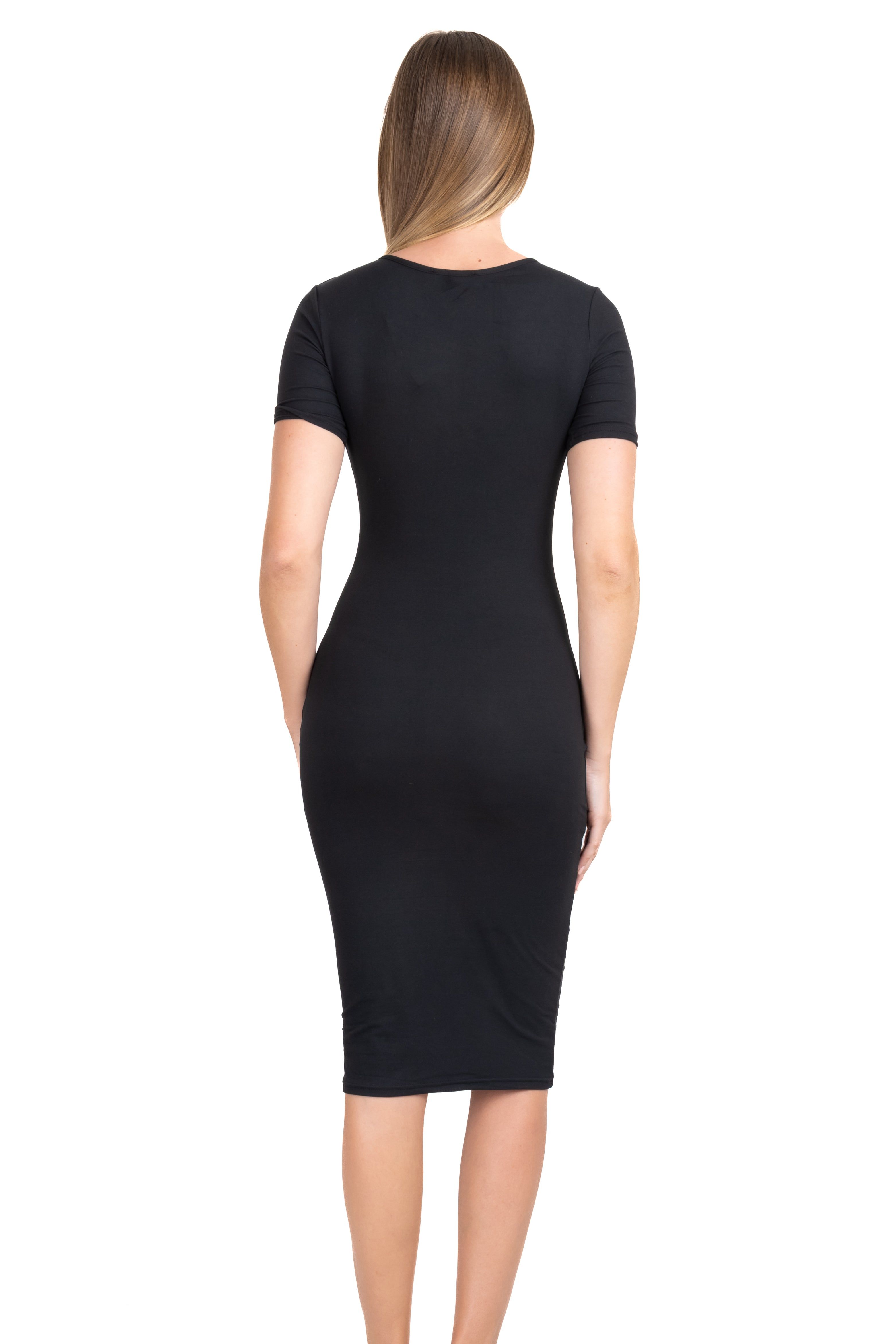 Vestido midi bodycon liso sold by Shasa product image thumbnail 4