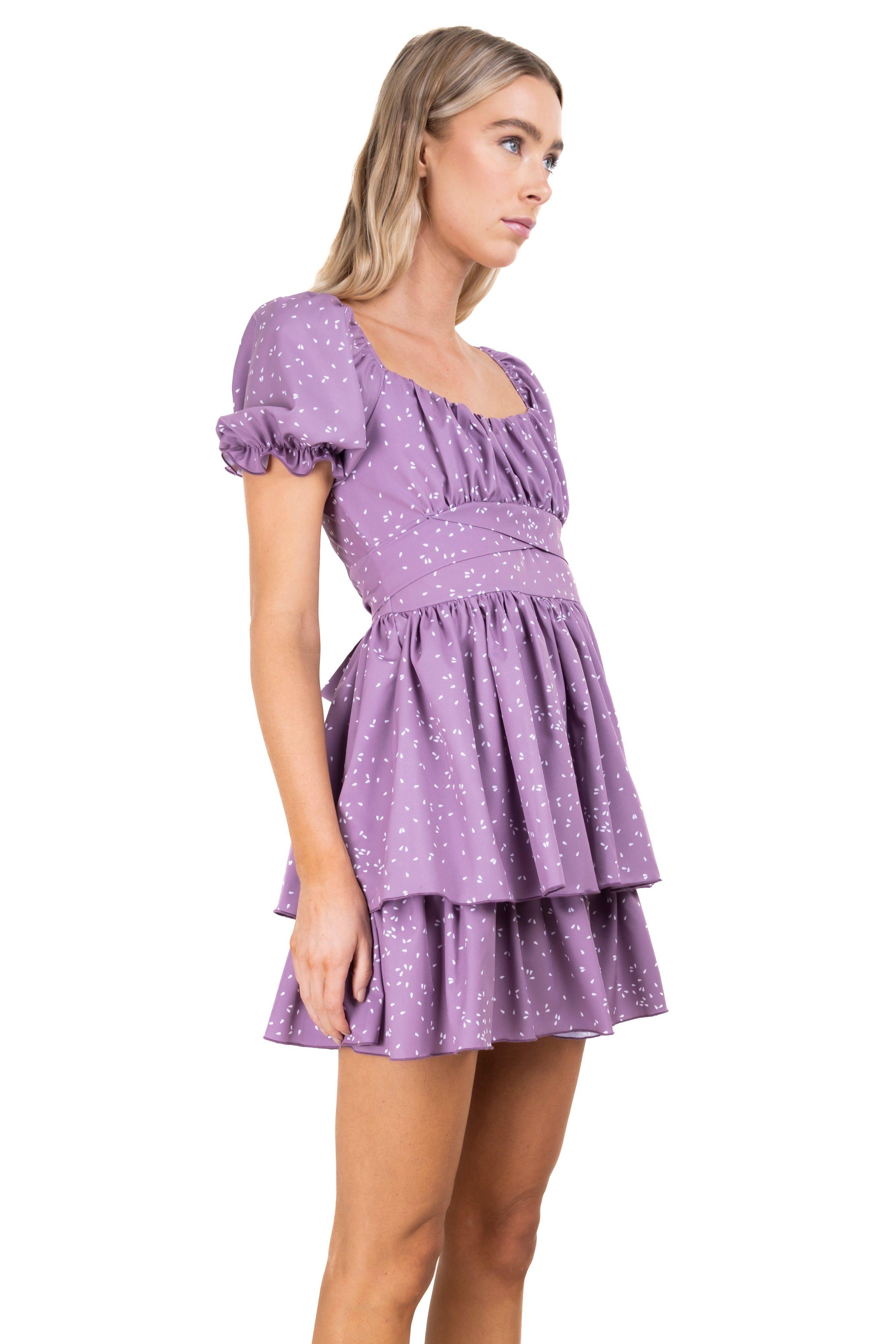 Vestido Mini Detalle Manga Abullonada sold by Shasa product image thumbnail 3