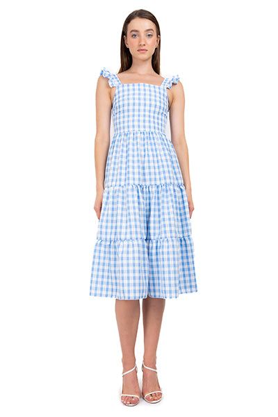 Vestido midi tirantes olanes sold by Shasa