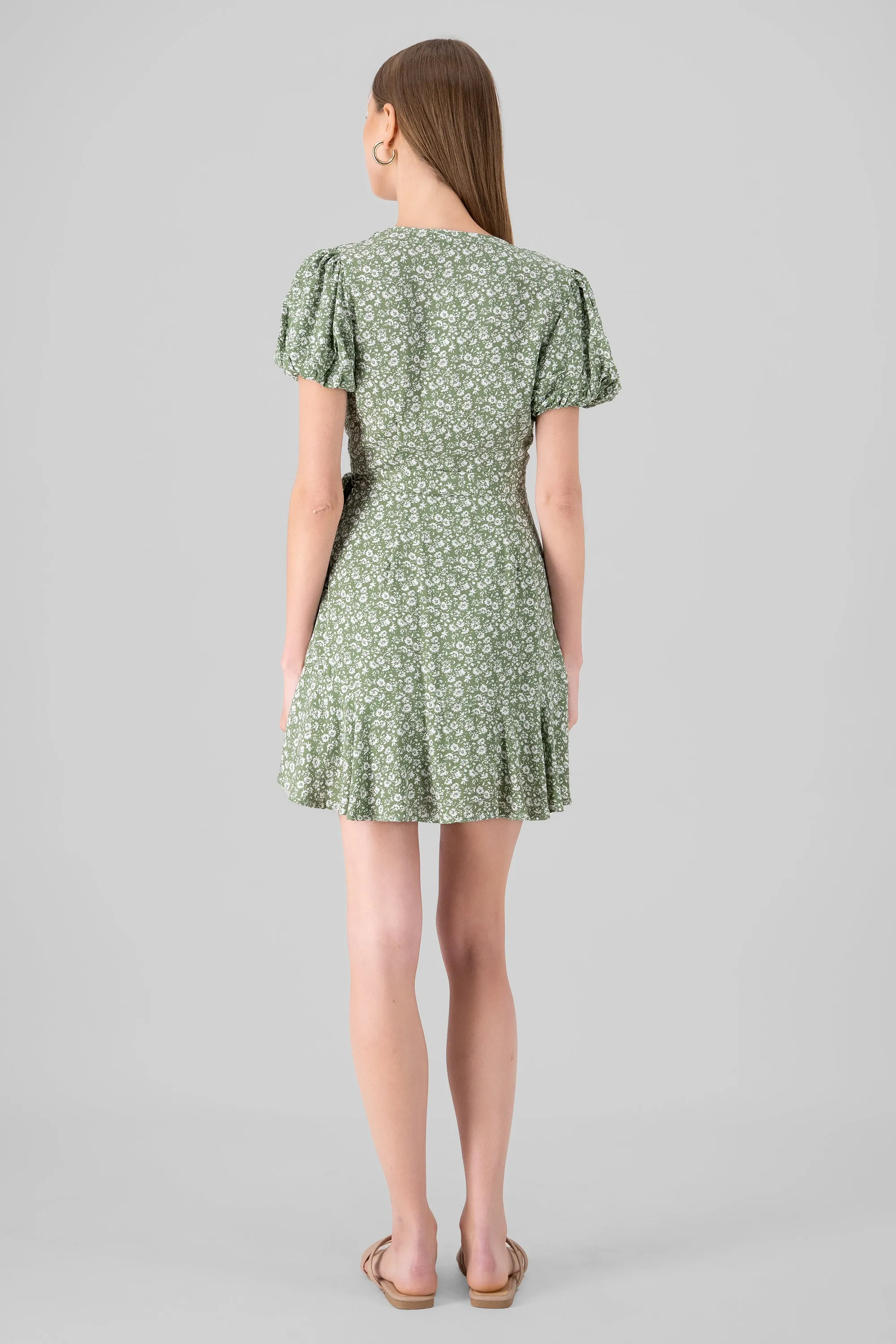 Vestido wrap flores sold by Shasa product image thumbnail 4