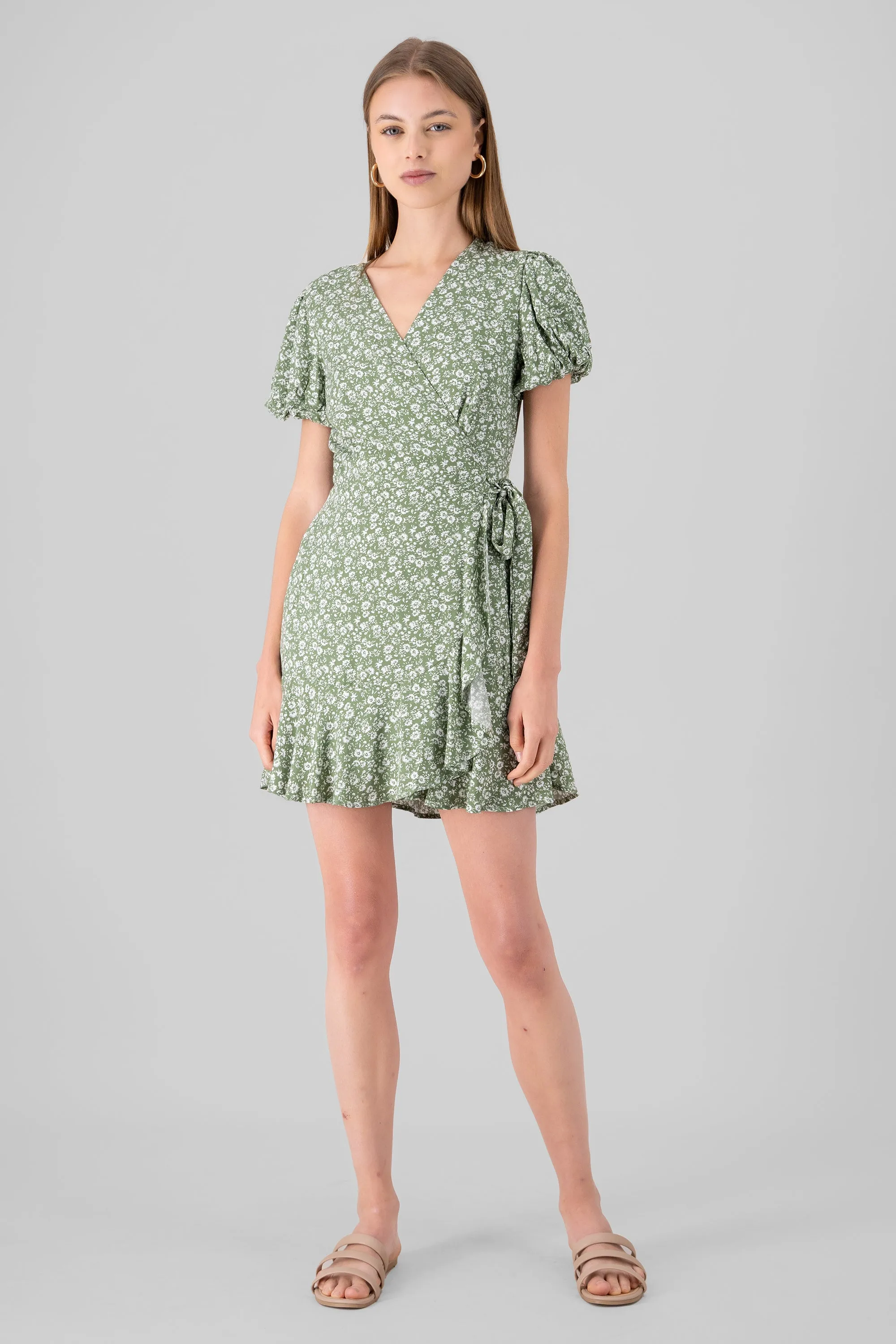 Vestido wrap flores sold by Shasa product image thumbnail 2