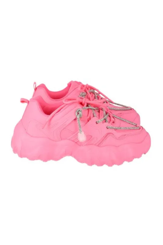 Tenis runner agujetas brillos made by Shasa