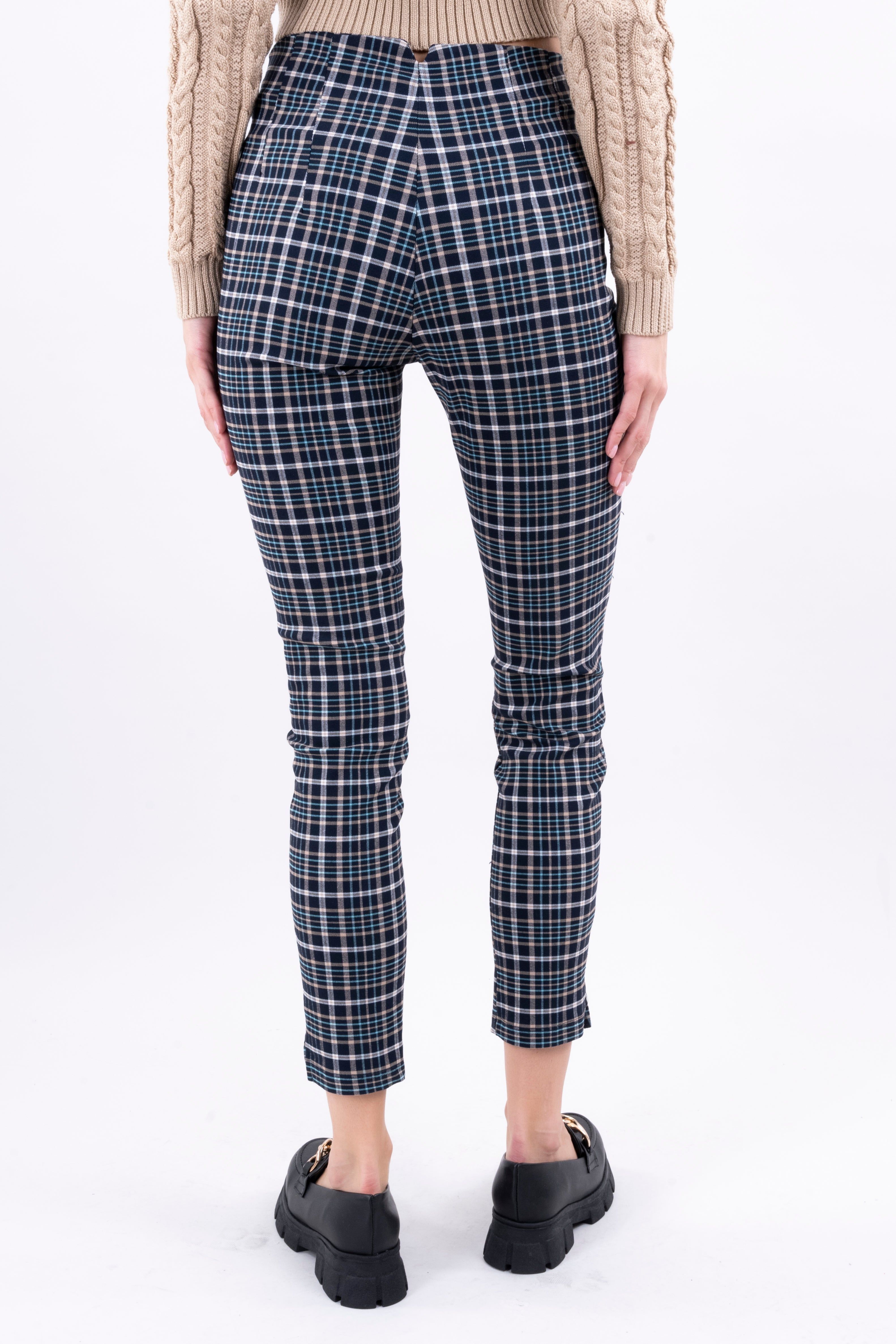 Pantalón skinny zipper cuadros sold by Shasa product image thumbnail 4