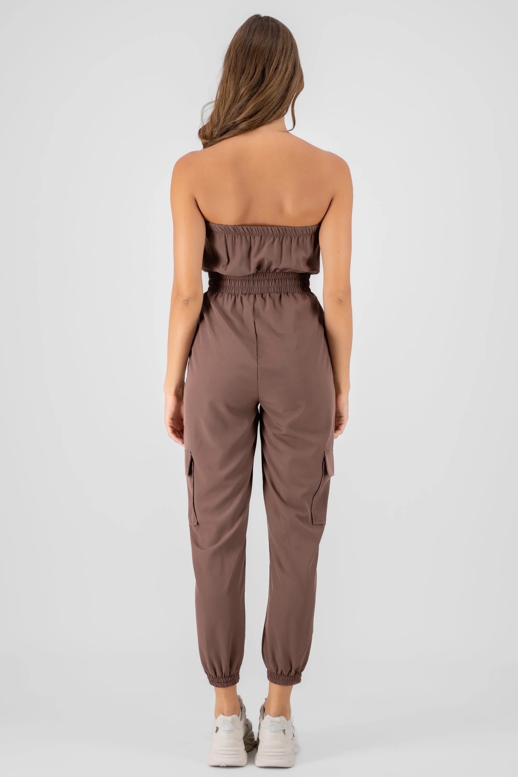Jumpsuit Strapless Jogger Liso sold by Shasa product image thumbnail 4