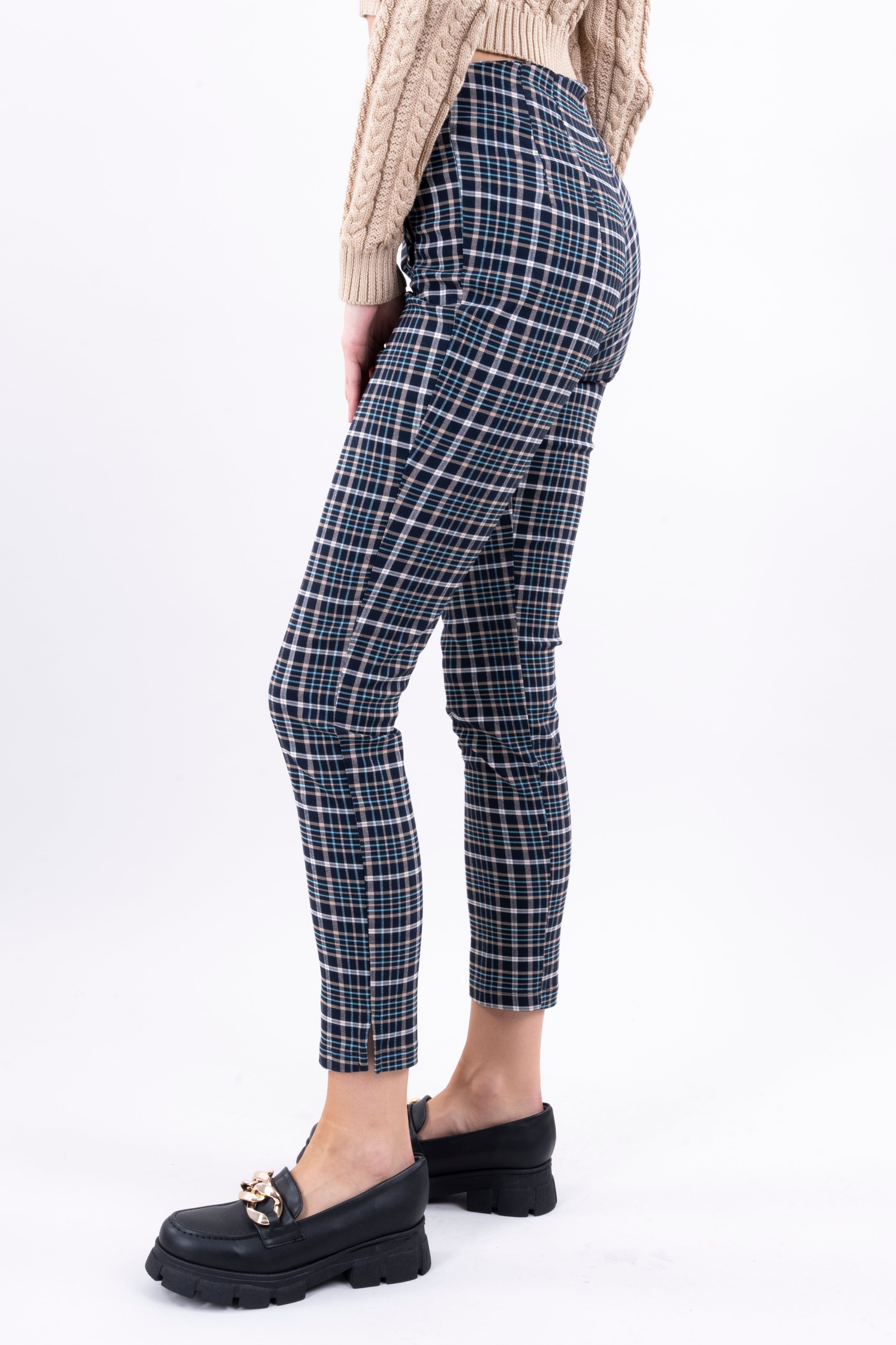 Pantalón skinny zipper cuadros sold by Shasa product image thumbnail 3