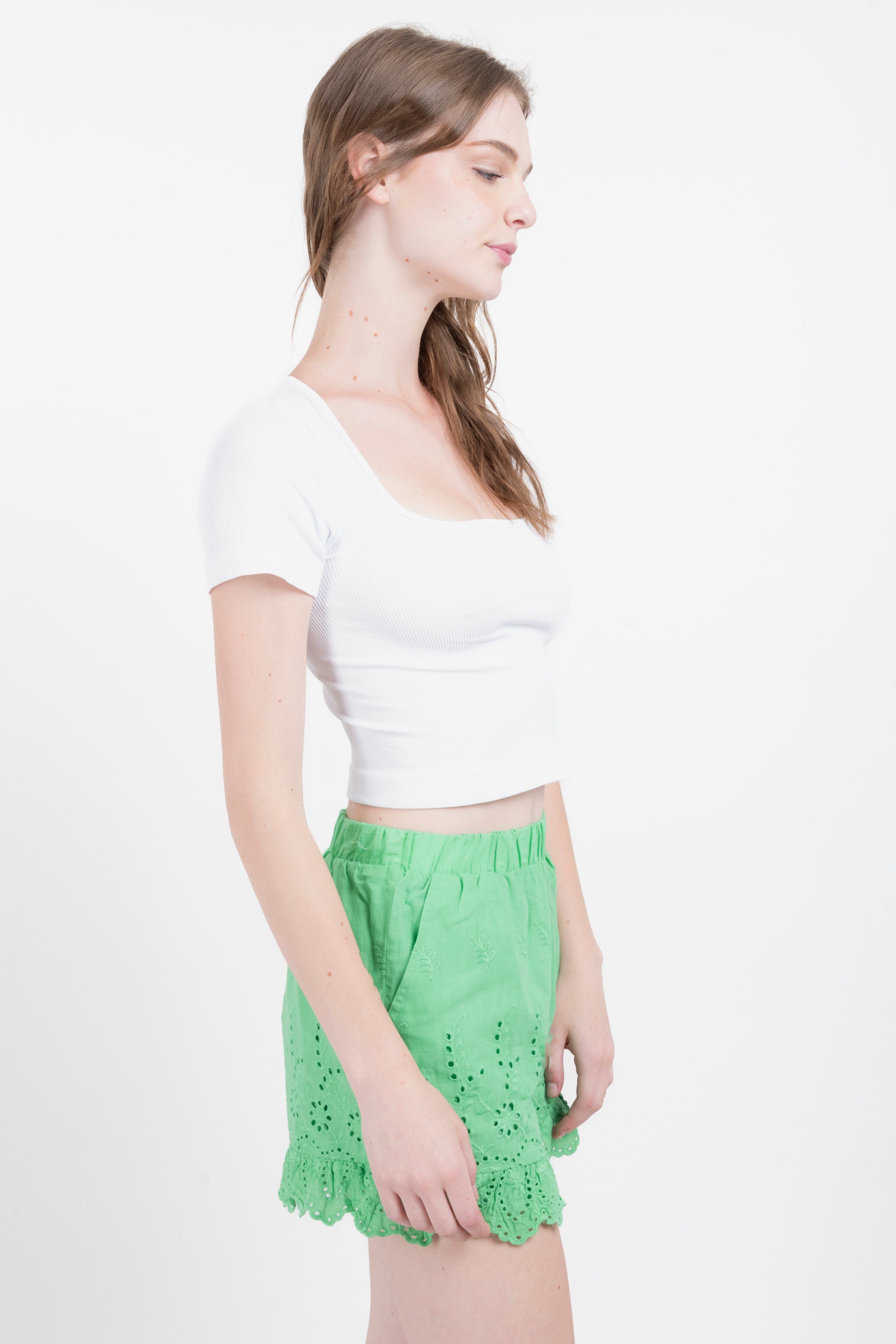 Top escote cuadrado acanalado sold by Shasa product image thumbnail 3