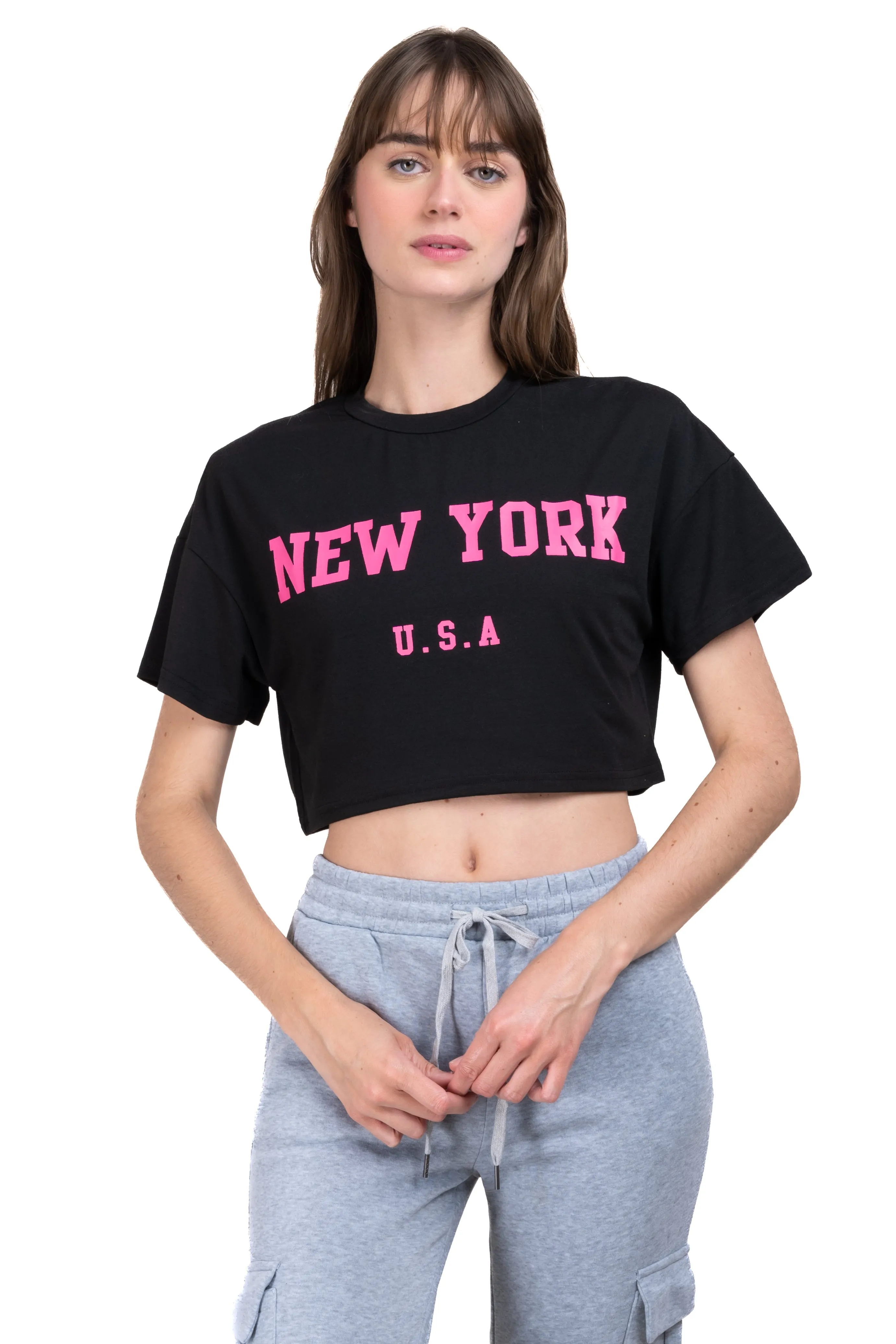 Playera crop boxy Nueva York sold by Shasa product image thumbnail 2