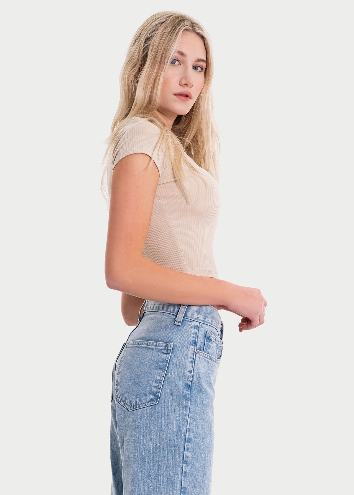 Top manga corta textura sold by Shasa product image thumbnail 3