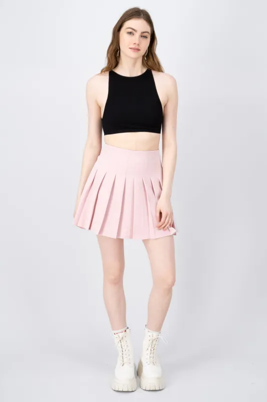 Falda tableada lisa sold by Shasa