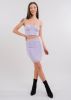 Falda mini mesh brillos sold by Shasa