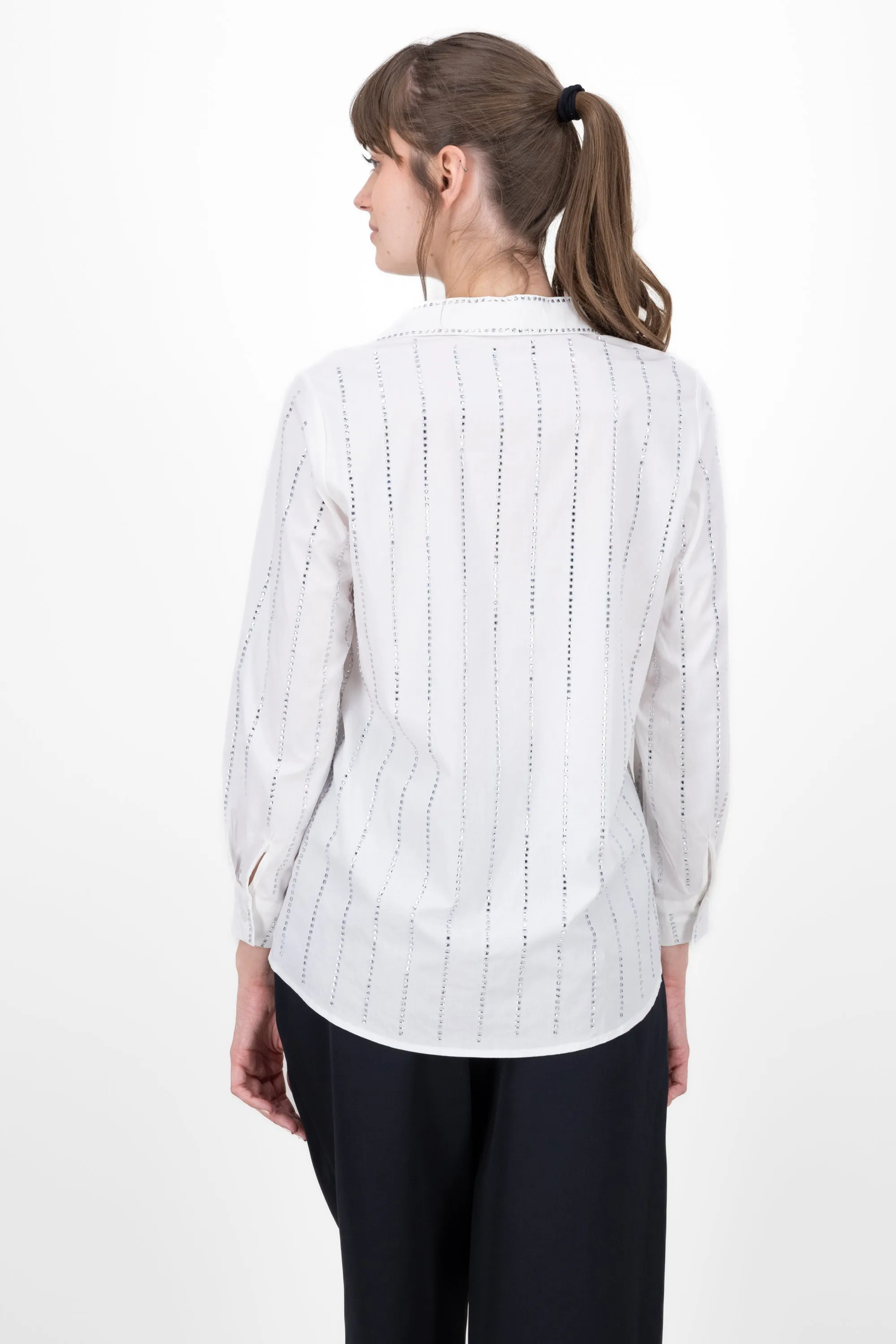 Camisa larga detalle brillos sold by Shasa product image thumbnail 4