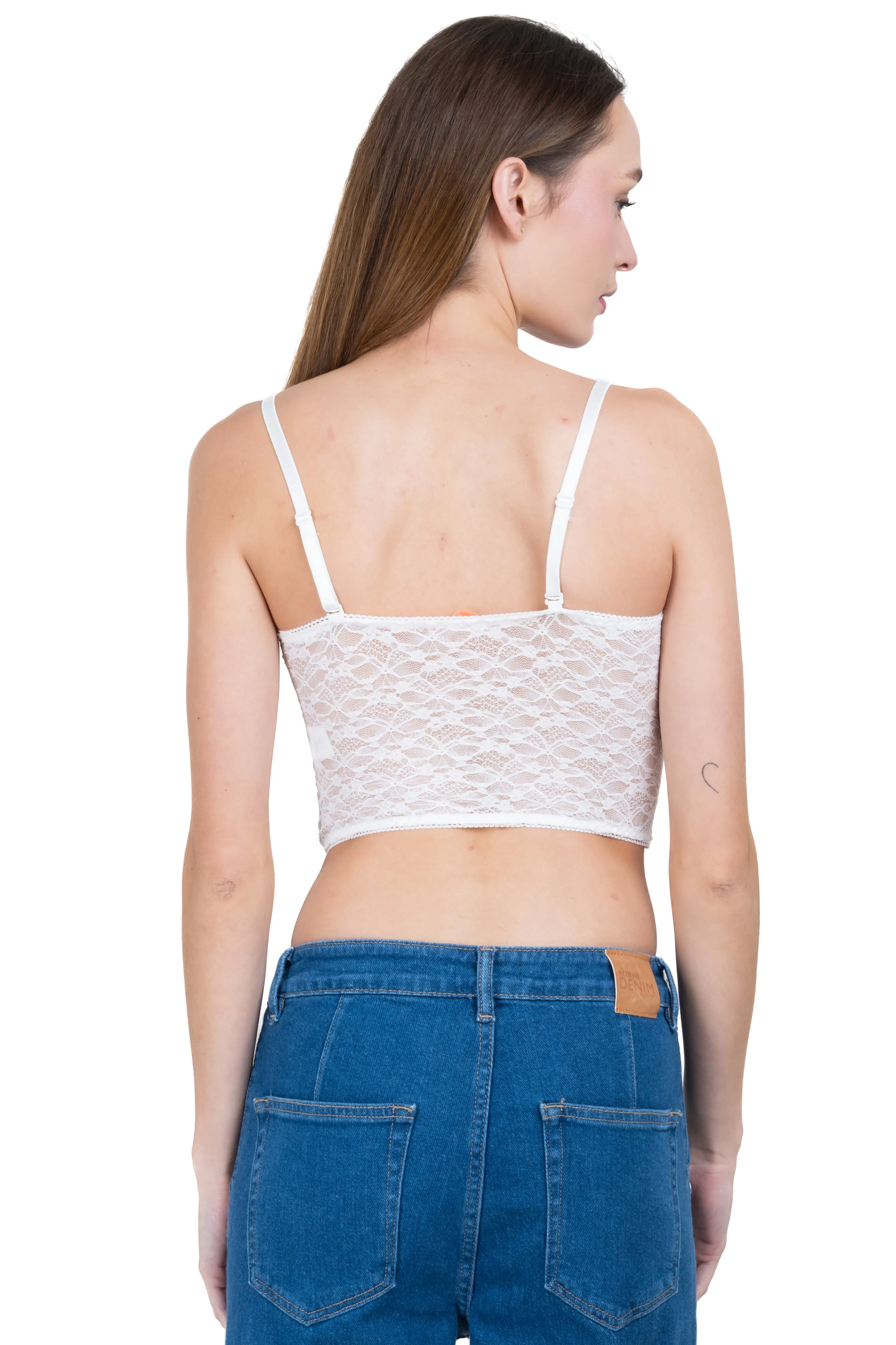 Blusa corset encaje monocolor sold by Shasa product image thumbnail 4