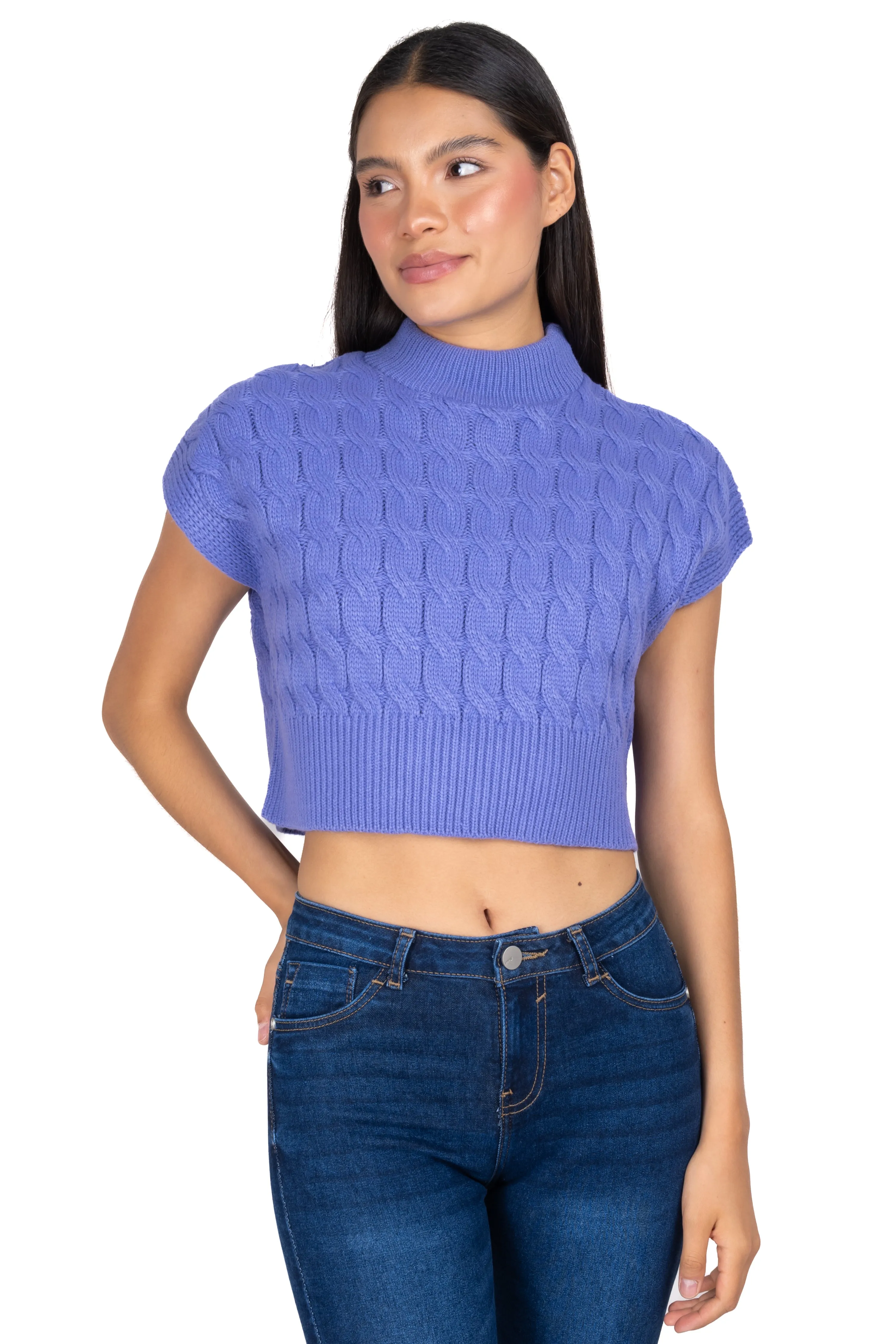 Chaleco tejido trenzado sold by Shasa product image thumbnail 2