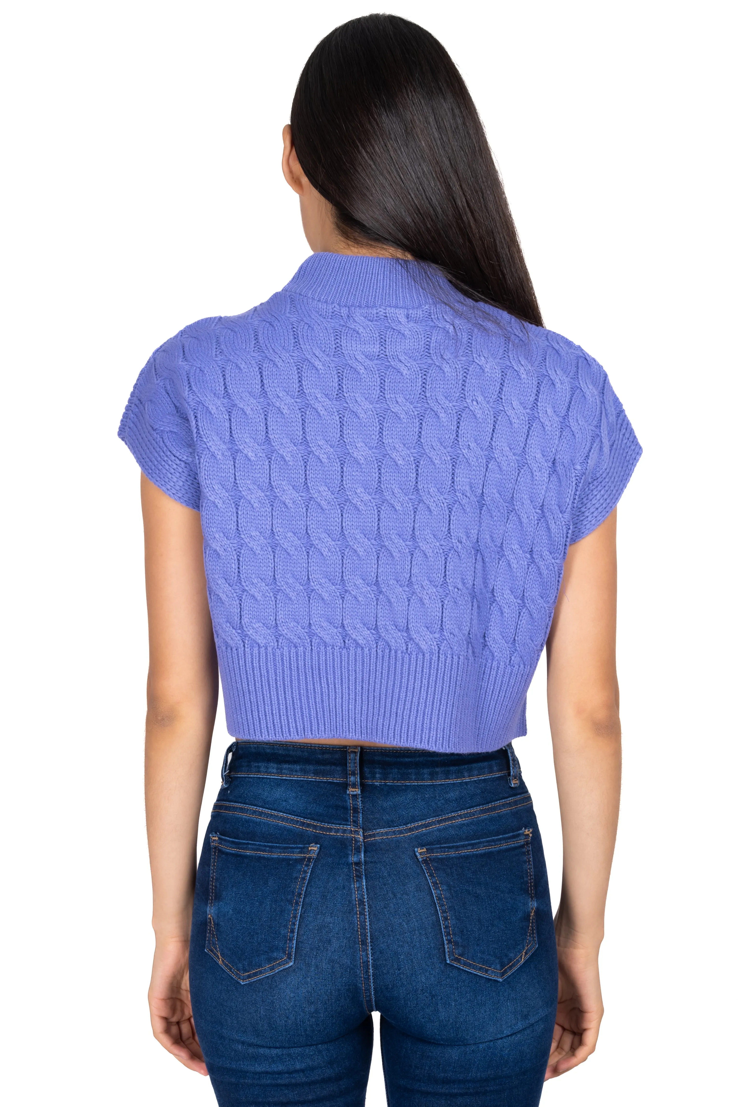 Chaleco tejido trenzado sold by Shasa product image thumbnail 4