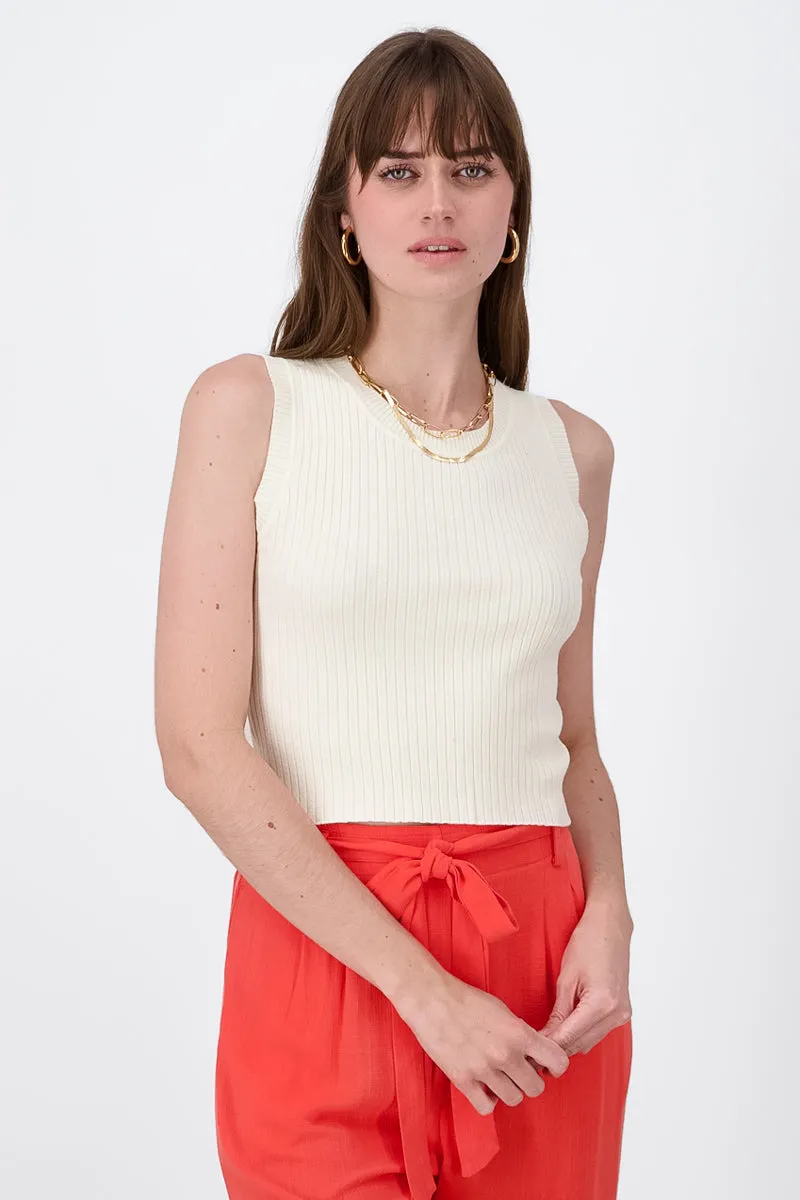 Top Sin Manga Tejido Liso sold by Shasa product image thumbnail 2