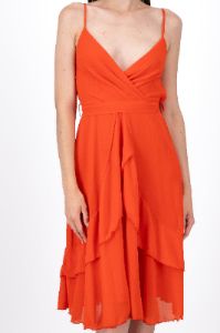 Vestido Tirantes Detalle Olanes sold by Shasa
