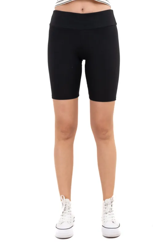 Biker short acanalado liso sold by Shasa