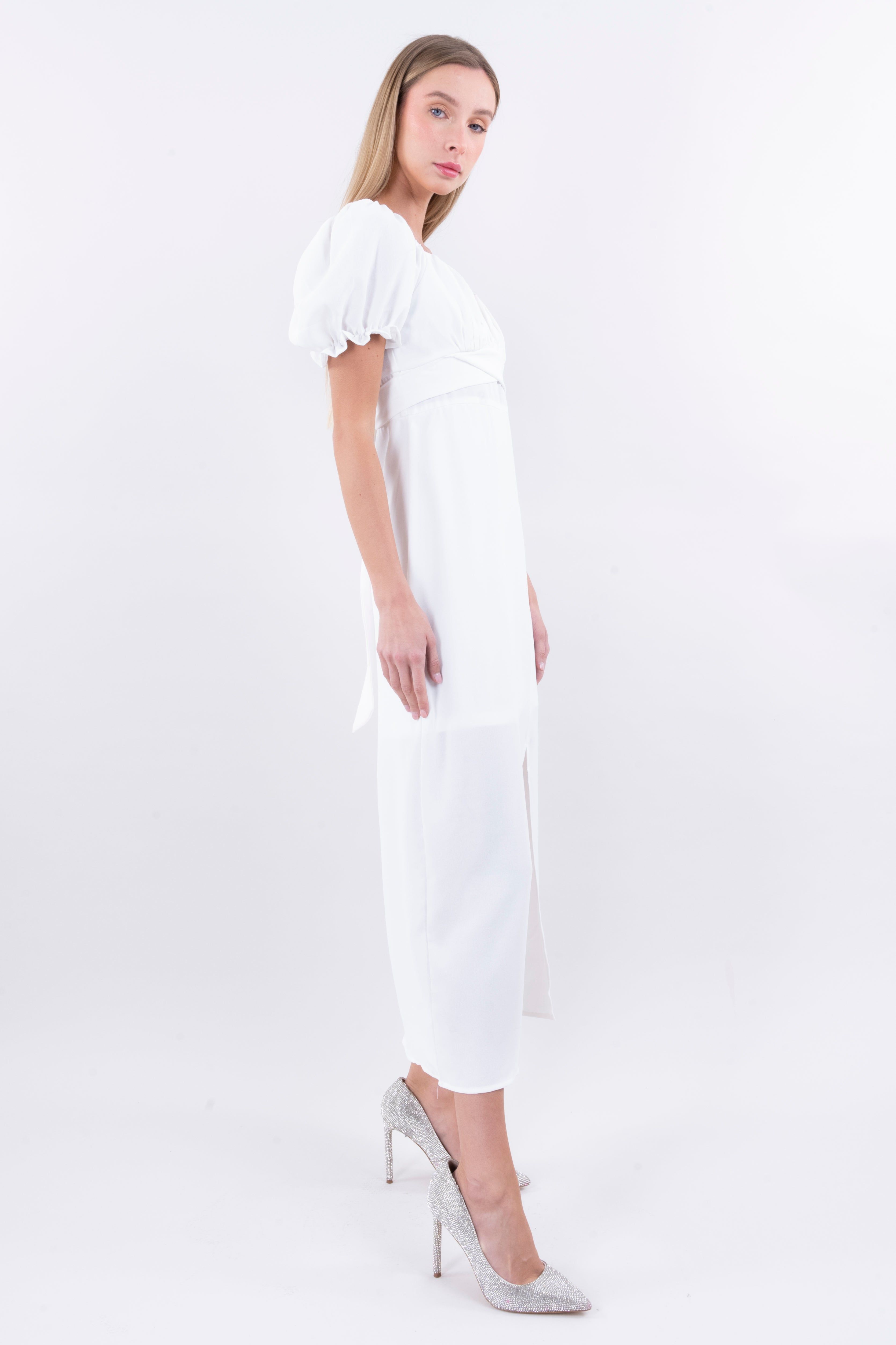 Vestido midi manga abullonada sold by Shasa product image thumbnail 3