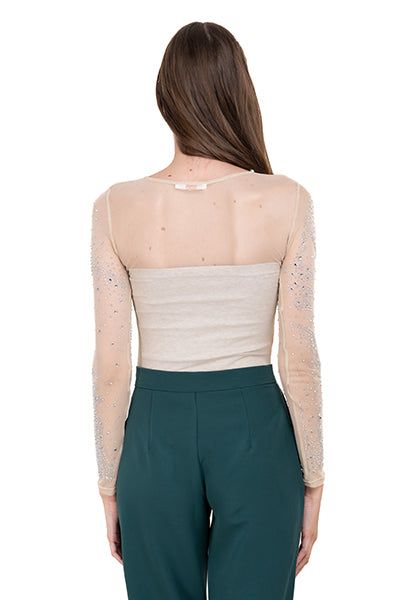 Bodysuit Manga Larga Detalle Brillos sold by Shasa product image thumbnail 4