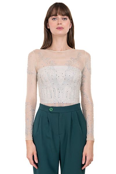 Bodysuit Manga Larga Detalle Brillos sold by Shasa product image thumbnail 2