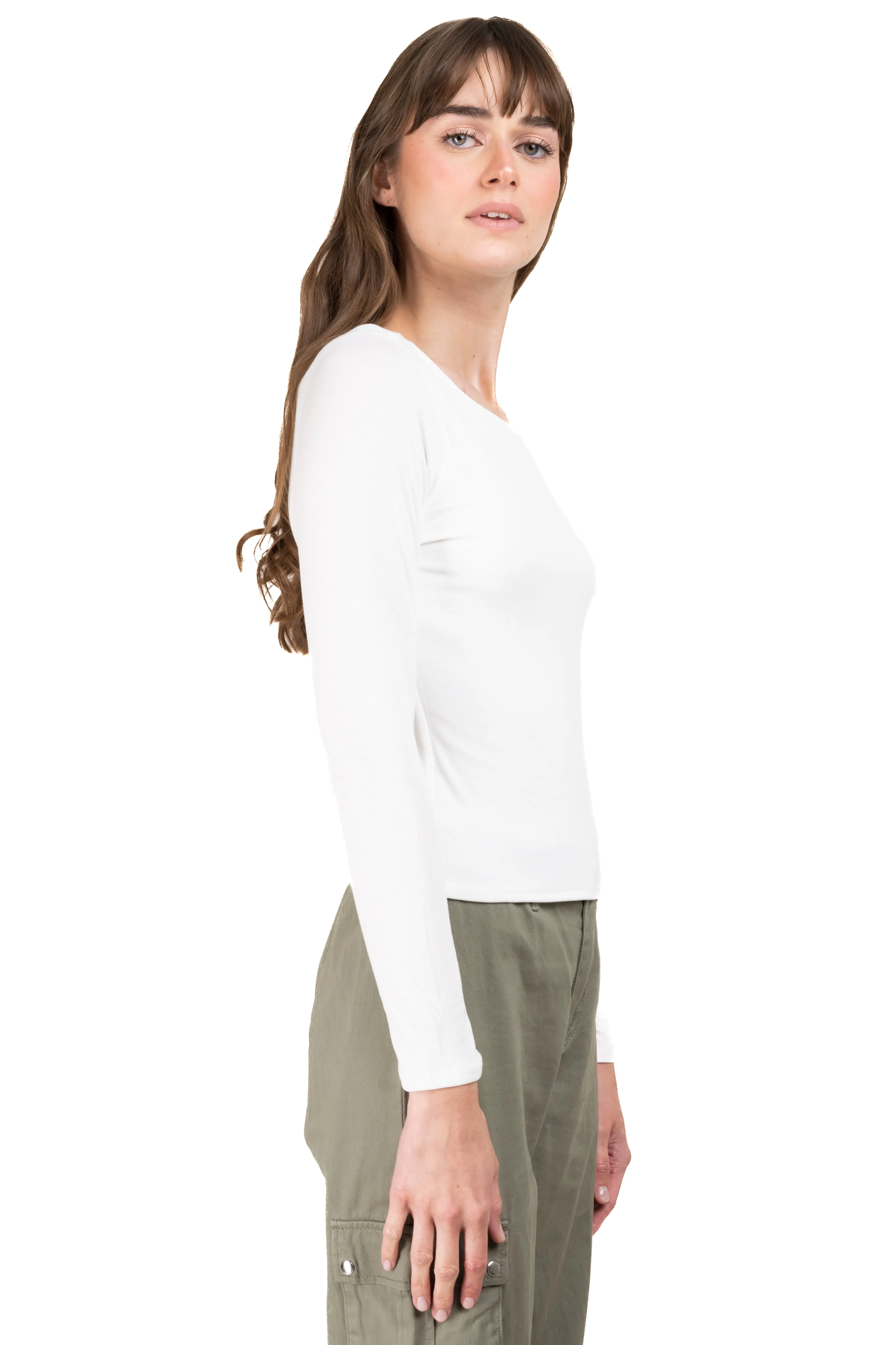 Playera manga larga lisa sold by Shasa product image thumbnail 3