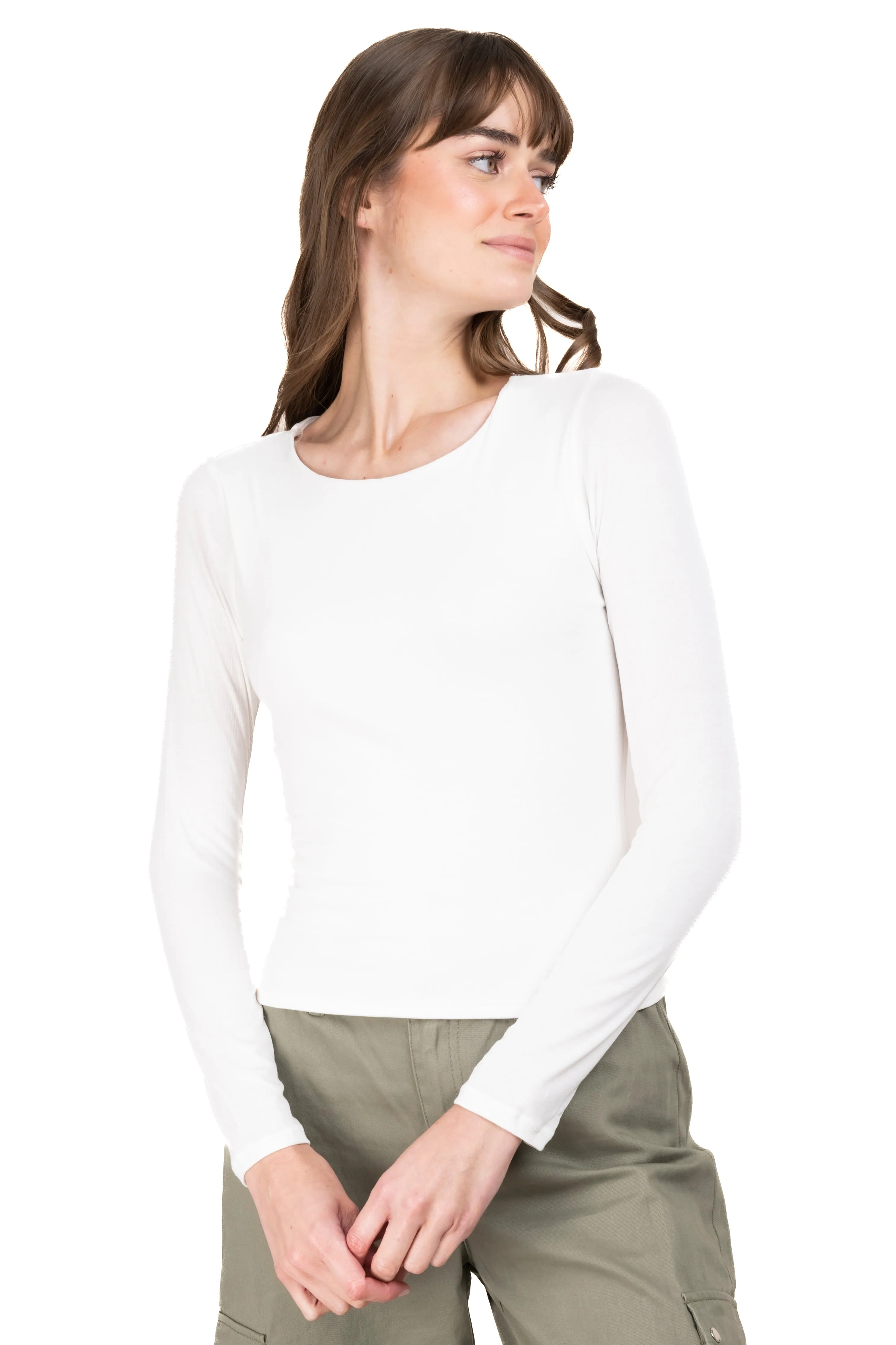 Playera manga larga lisa sold by Shasa