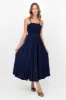 Vestido Maxi Detalle Smock sold by Shasa