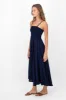 Vestido Maxi Detalle Smock sold by Shasa