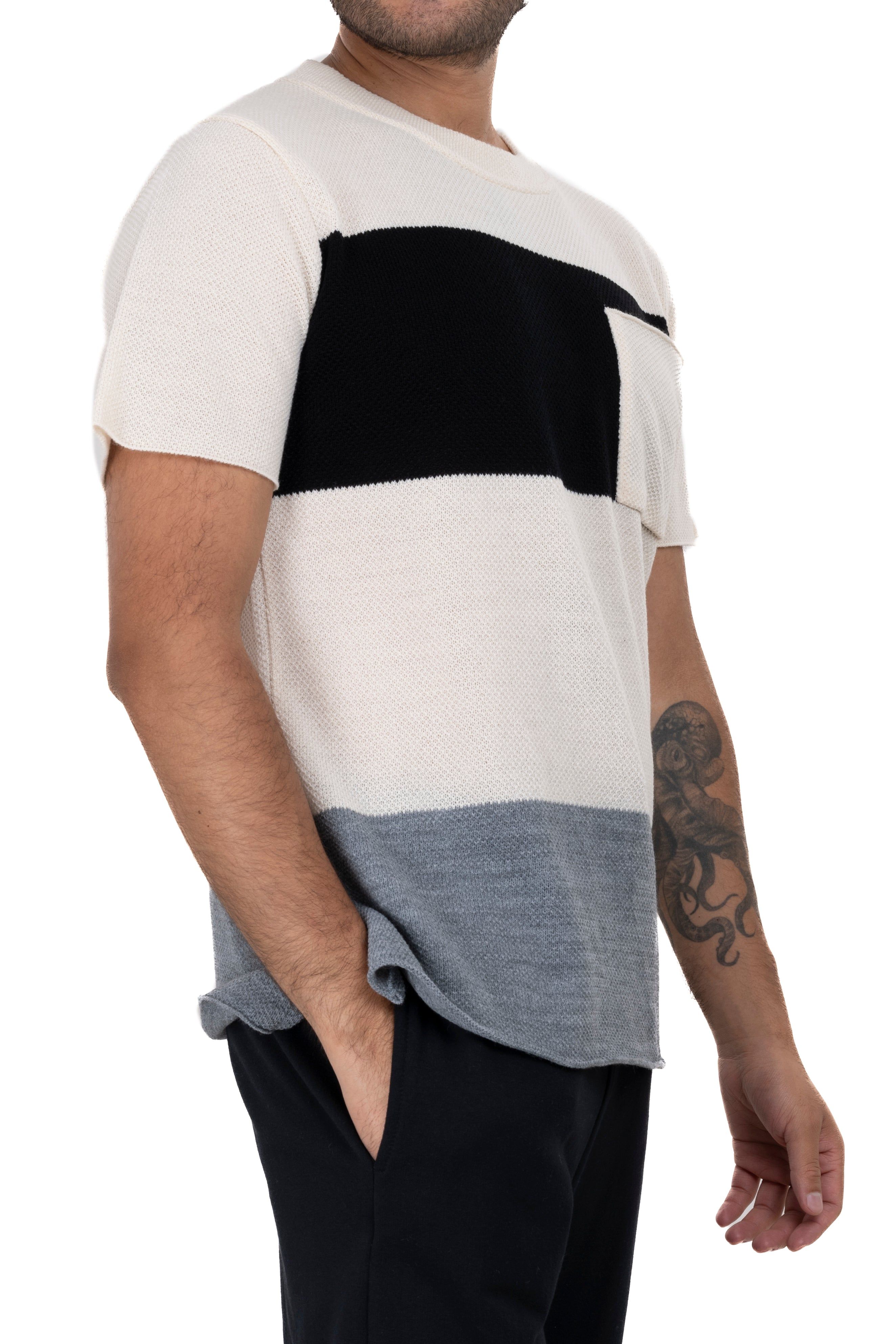 Playera tejida bloques bolsillo sold by Shasa product image thumbnail 2