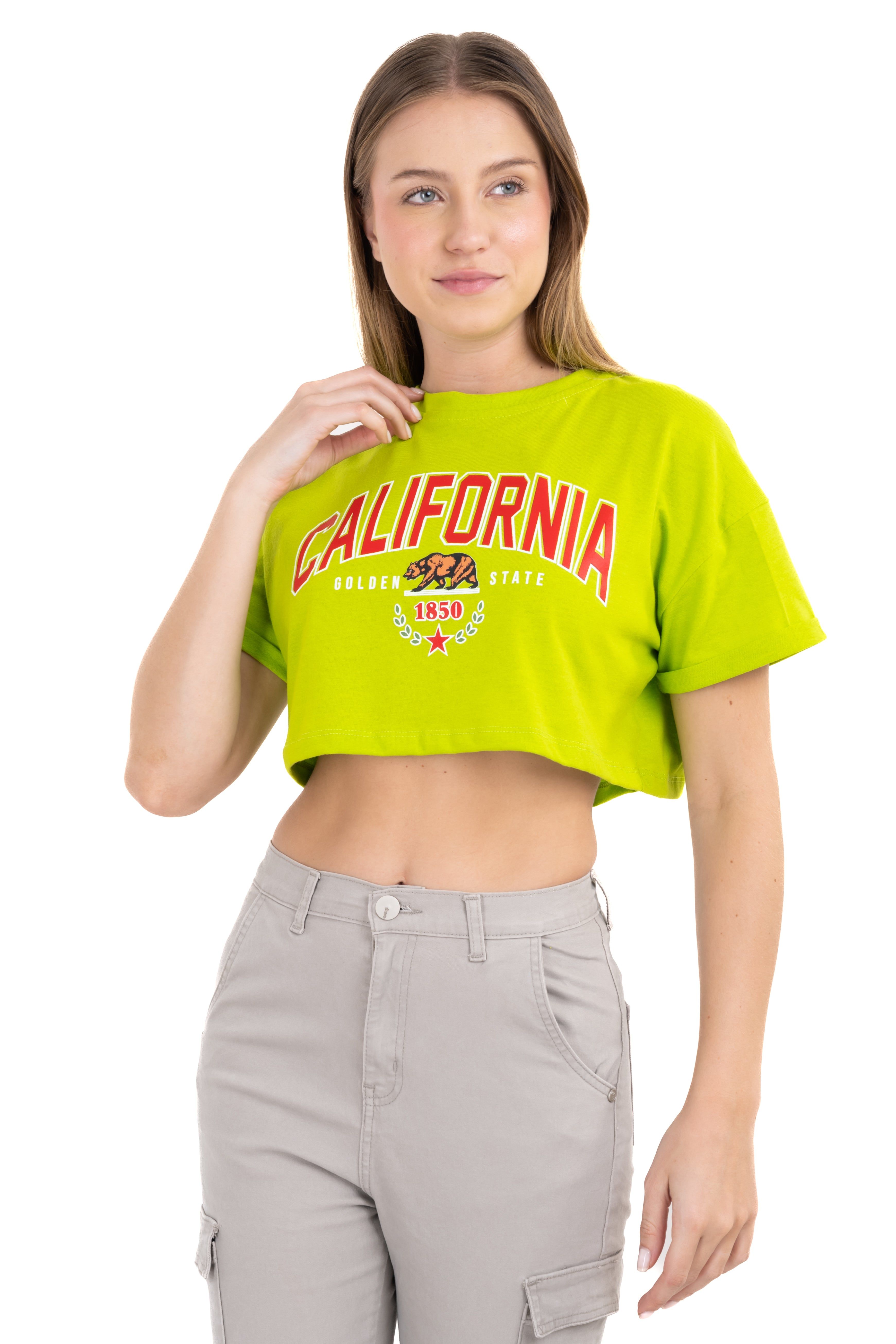 Playera Crop California sold by Shasa